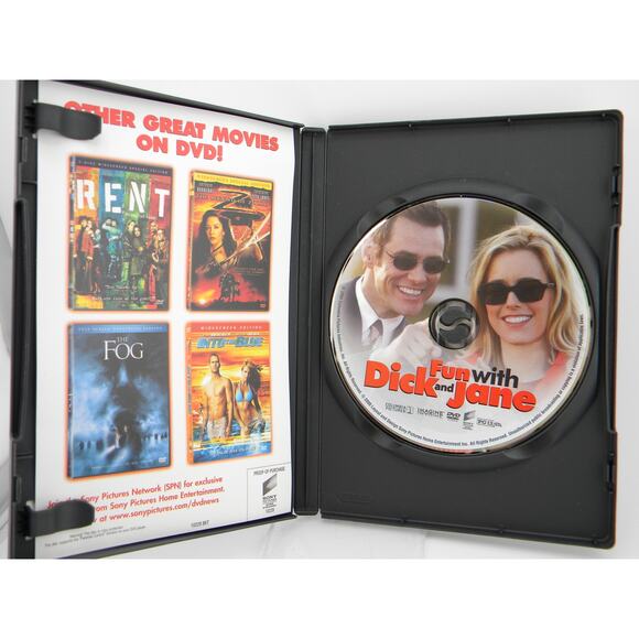 Fun with Dick and Jane DVD, Jim‎ Carrey & Téa Leoni, 2005, special features - Picture 3 of 3